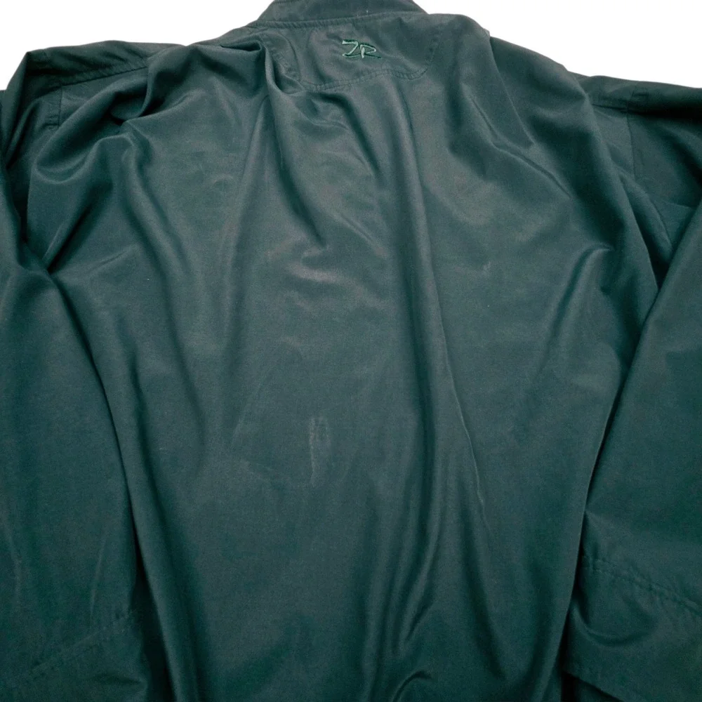 Zero Restriction Golf Windbreaker L Forest Green Vintage 90s USA Pullover